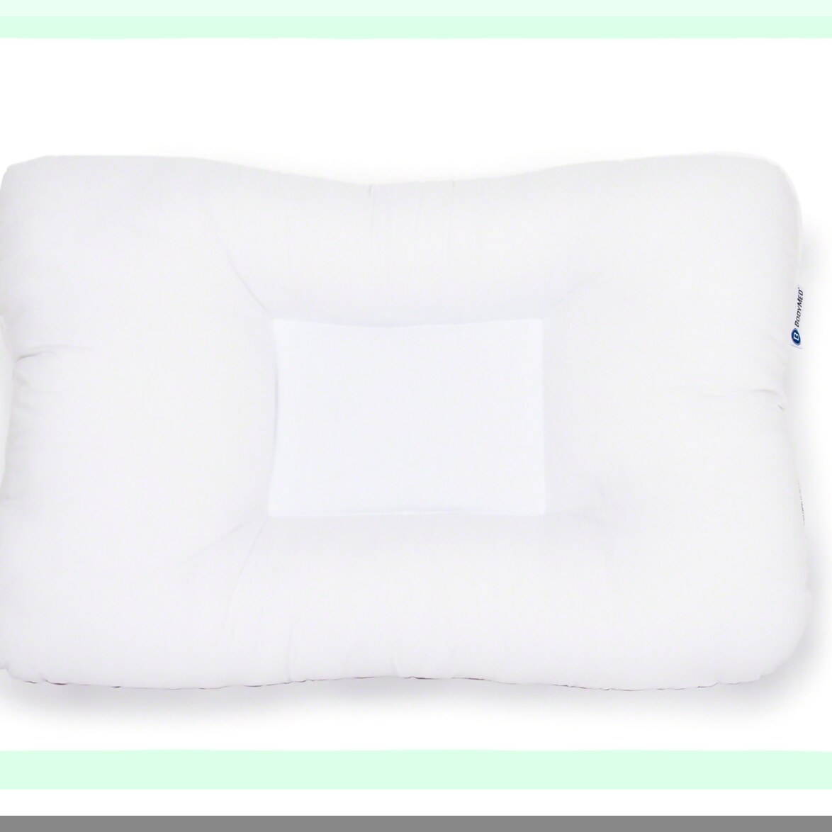 OrthoRest Comfort Pillow - Medium Support, White - Ergonomic Design for Neck and Shoulder Pain Relief - Hypoallergenic and Washable Cover
