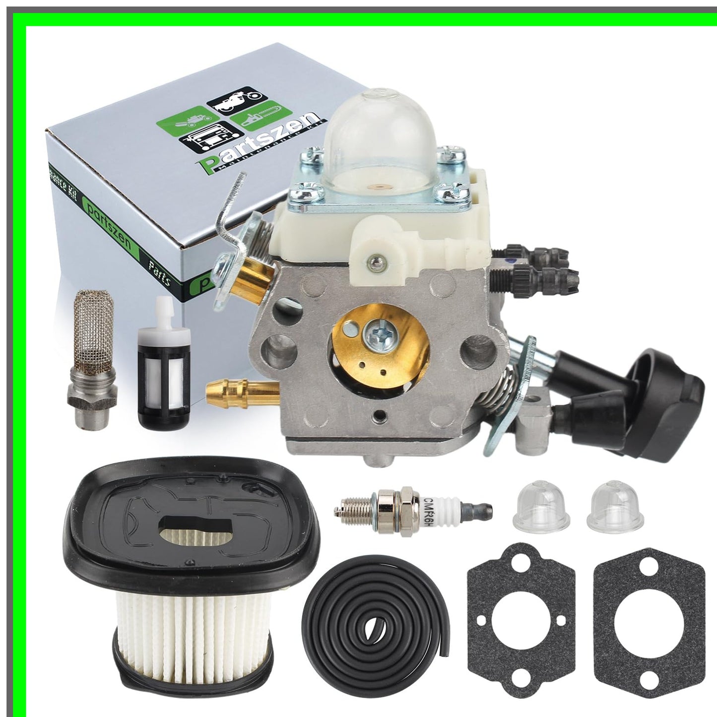 Stihl BG86 Carburetor Replacement with Muffler Stub and Spark Arrestor