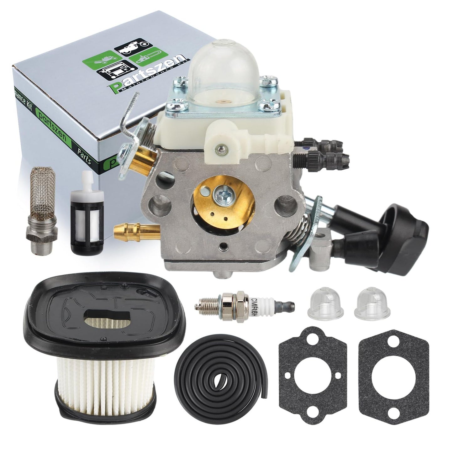 Stihl BG86 Carburetor Replacement with Muffler Stub and Spark Arrestor