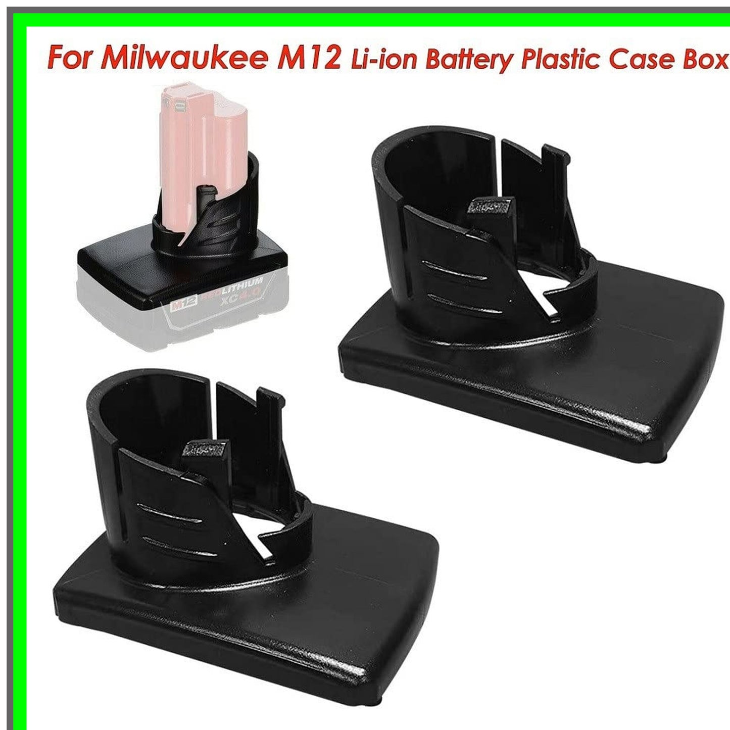 M12 Battery Case Replacement for Milwaukee 12V Cordless Tool Shells