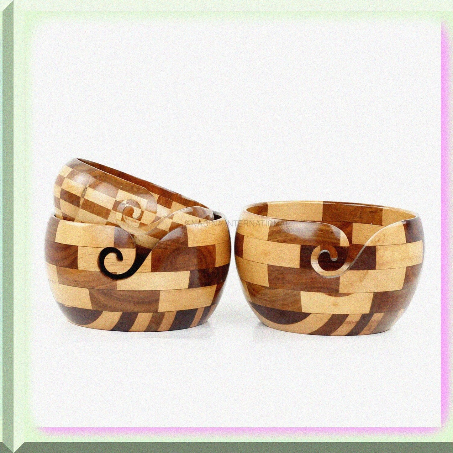 Mixed Premium Yarn Storage Bowls Set of 3