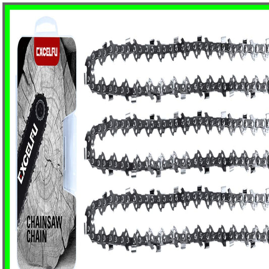 14 Inch Chainsaw Chains 3 Pack 3/8 LP 50 Drive Links for Stihl
