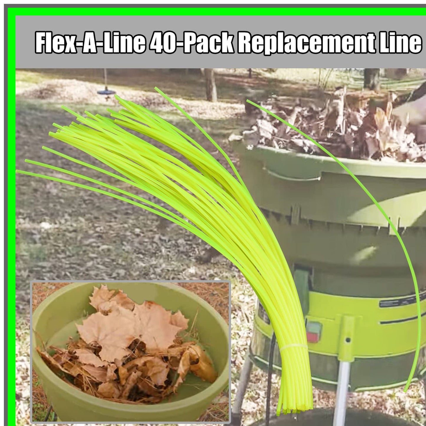 Flex-A-Line 40-Pack Replacement String for Sun Joe Electric Shredder