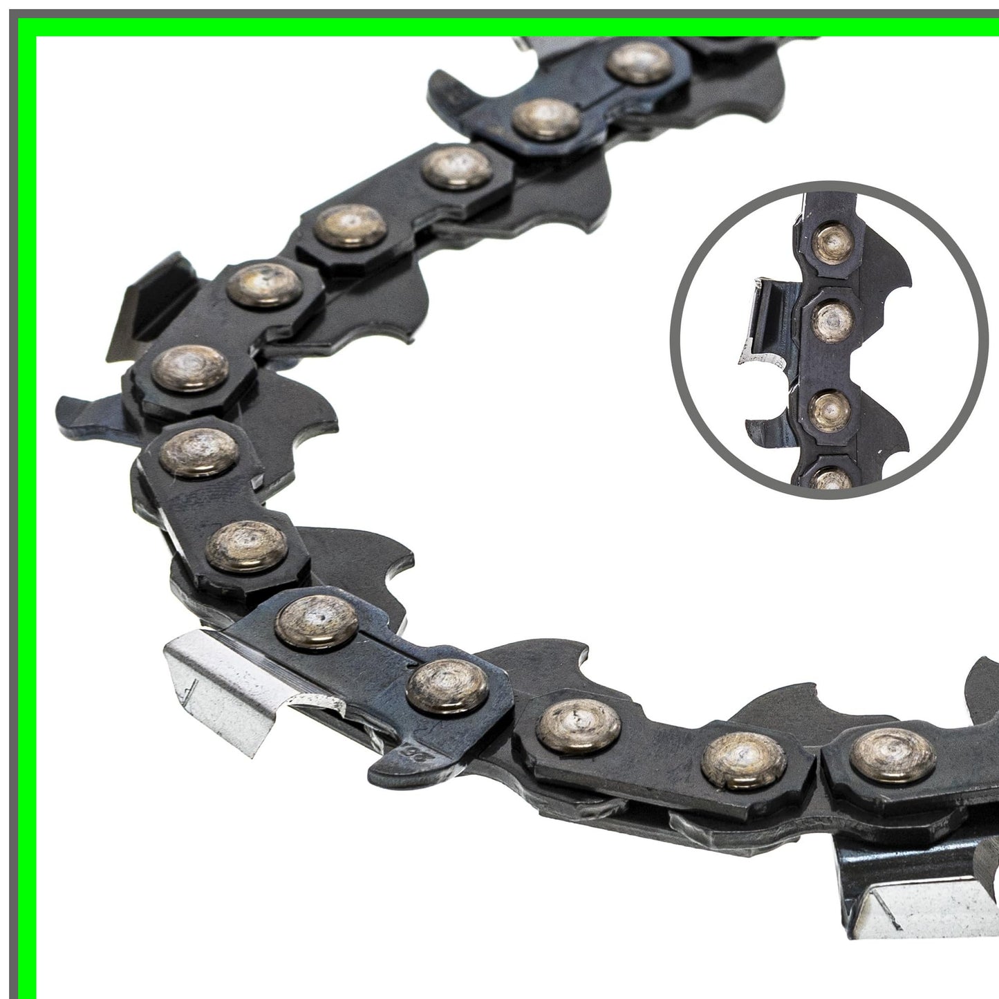 High-Performance 14 Inch Full Chisel Chainsaw Chain for Stihl and McCulloch 2 Pack