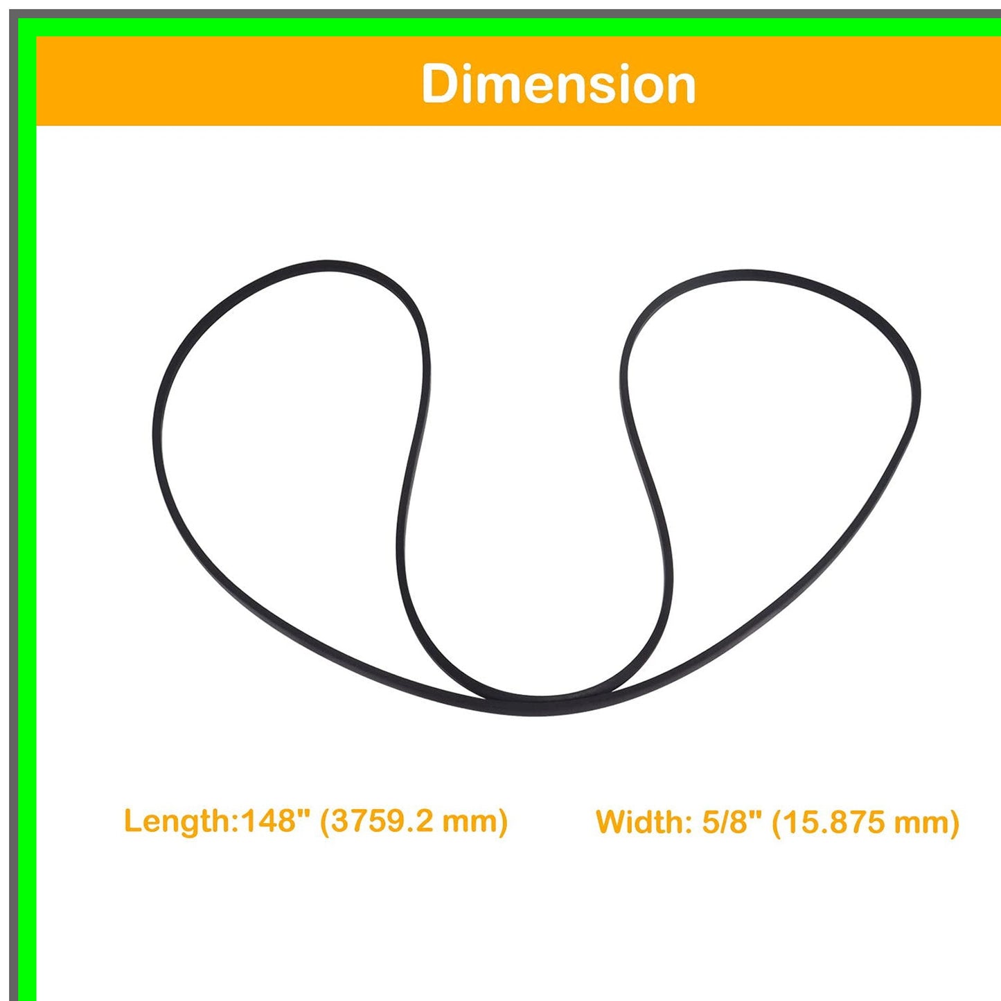 Husqvarna Compatible Deck Drive Belt for GTH2654 YTH2454 PB22L PBGT26
