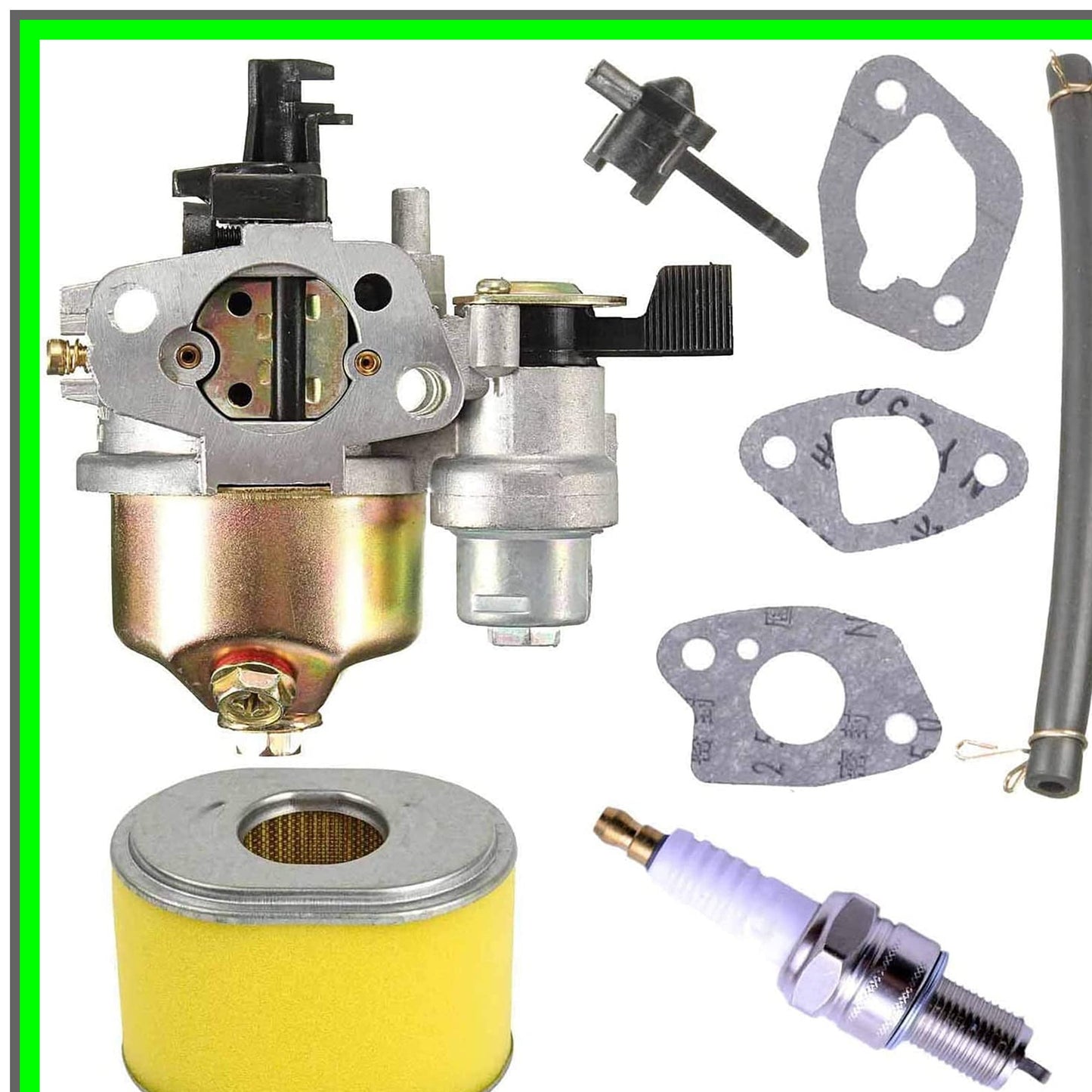 GX120 Small Engine Carburetor Air Filter and Spark Plug Kit