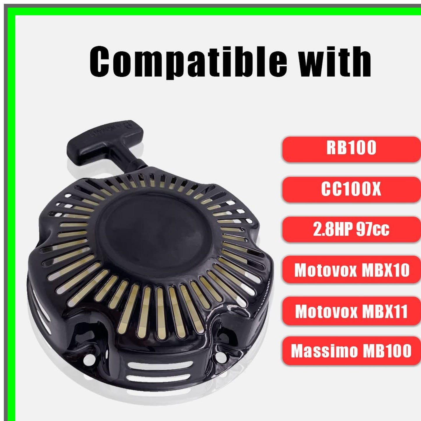 Recoil Starter Assembly for Predator 79cc 98cc 99cc Gasoline Engine Mini Bike Go-Kart
