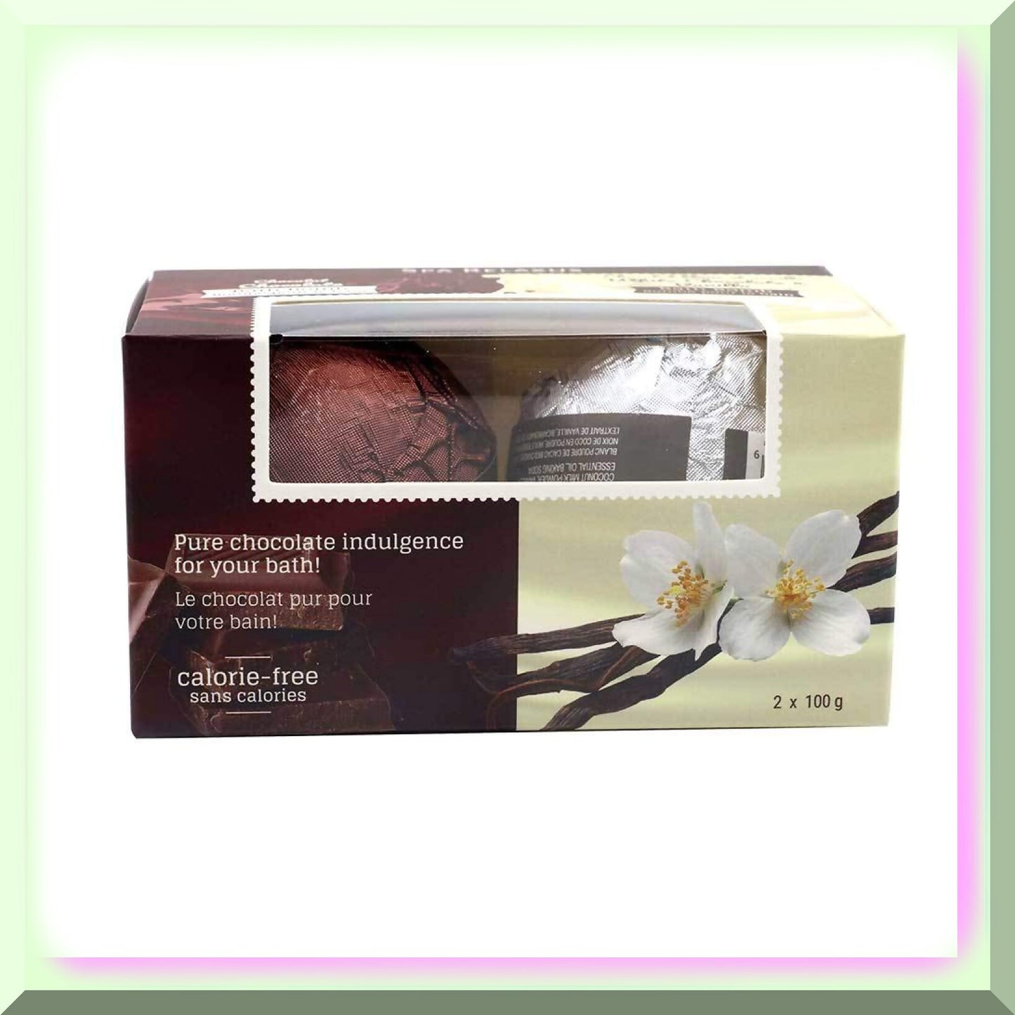 Chocolate Bath Bomb Gift Set, 2 x 100g