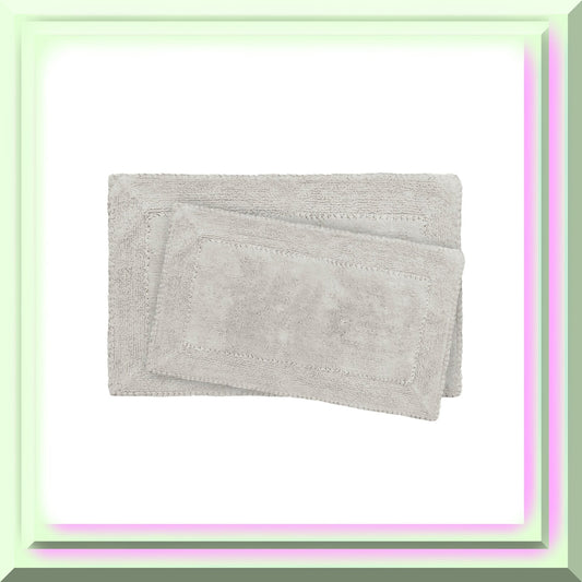 Ruffle Cotton 2-Piece Bath Rug Set