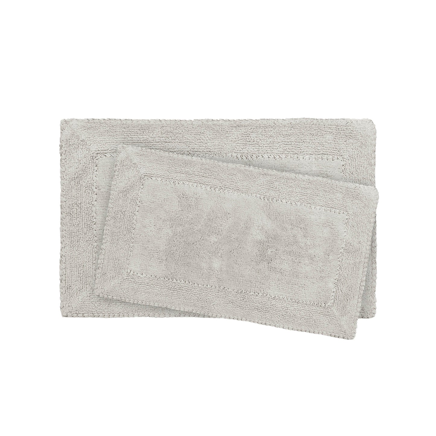 Ruffle Cotton 2-Piece Bath Rug Set