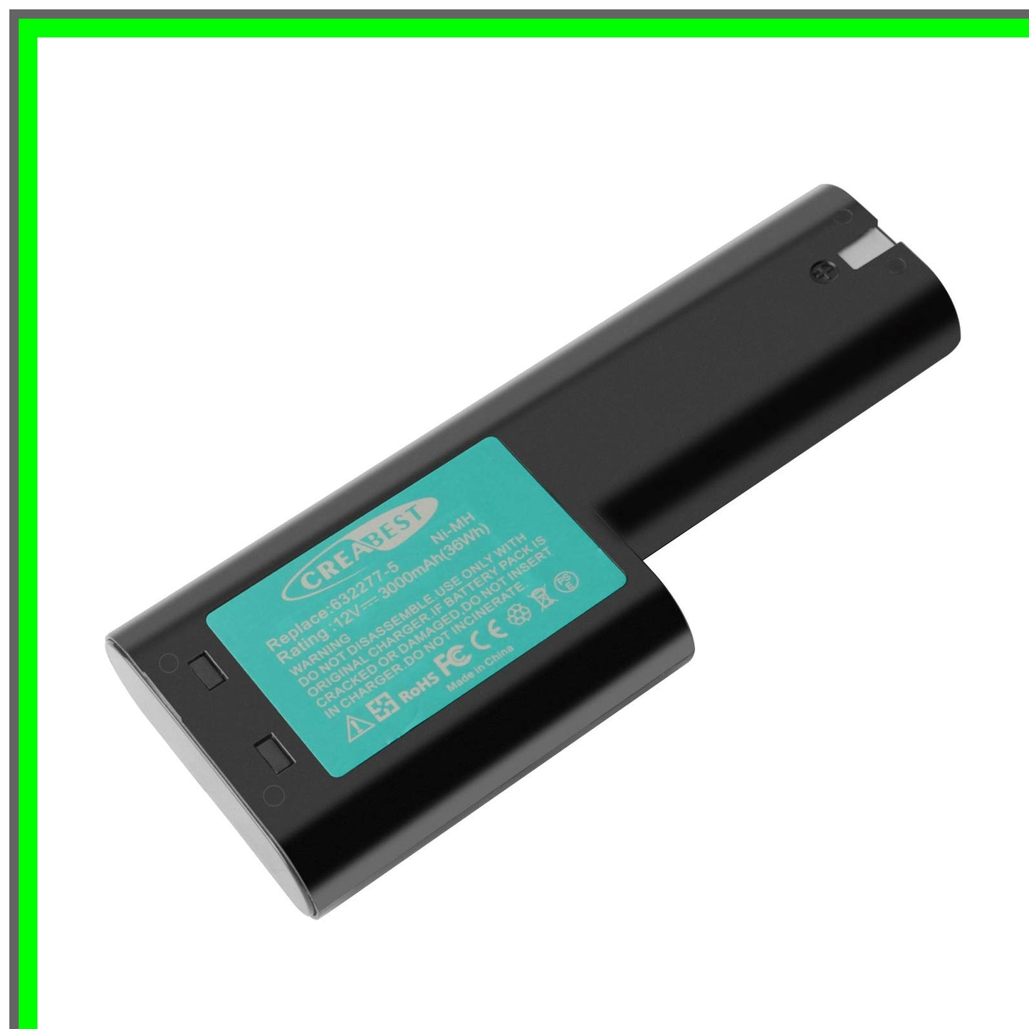 12V 3000mAh Ni-Mh Battery for Makita Power Tools Compatibility