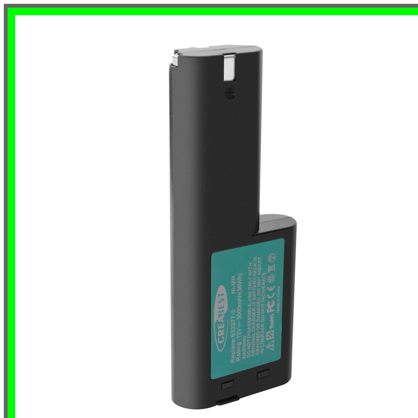 12V 3000mAh Ni-Mh Battery for Makita Power Tools Compatibility