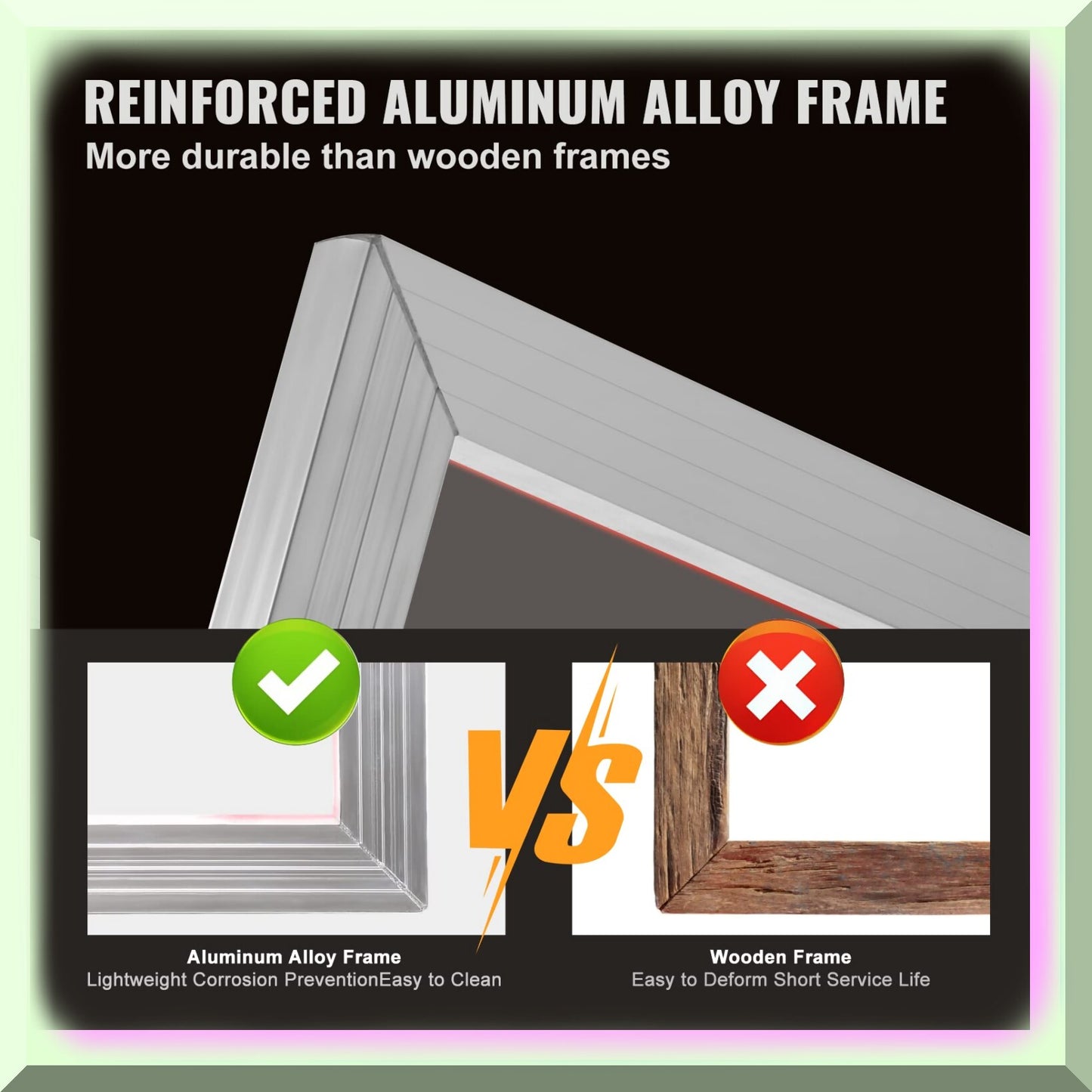 SilkPrintPro 4-Piece Aluminum T-Shirt Printing Kit