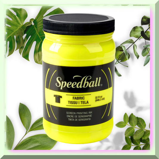 GlowDye Fabric Ink 32oz Fluorescent Yellow