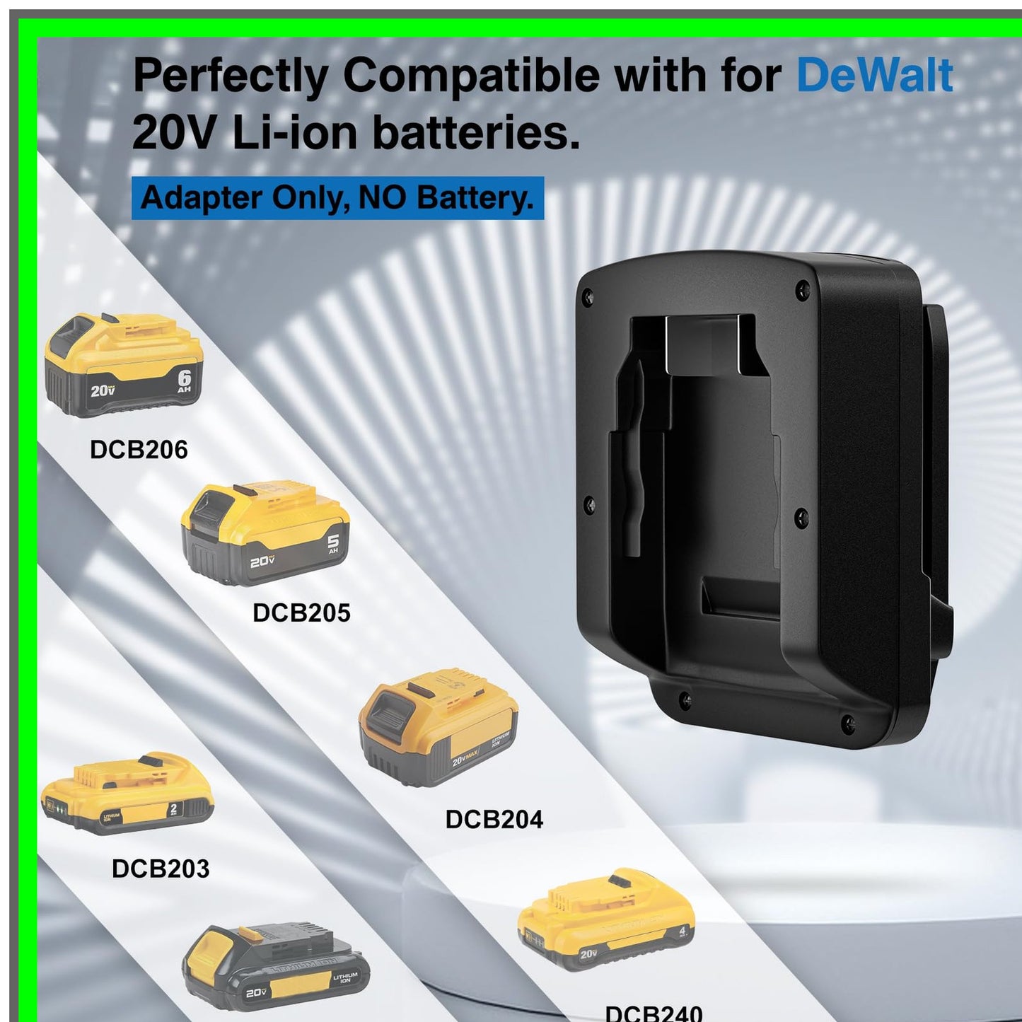 20V Max Battery Adapter for Hyper Tough Cordless Power Tools