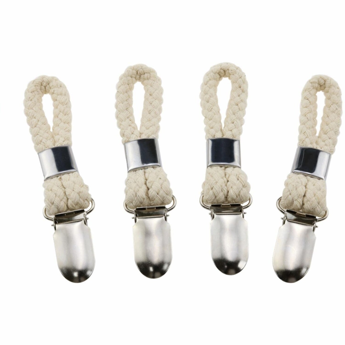 Cotton Loop Towel Clips 4PCS Beige