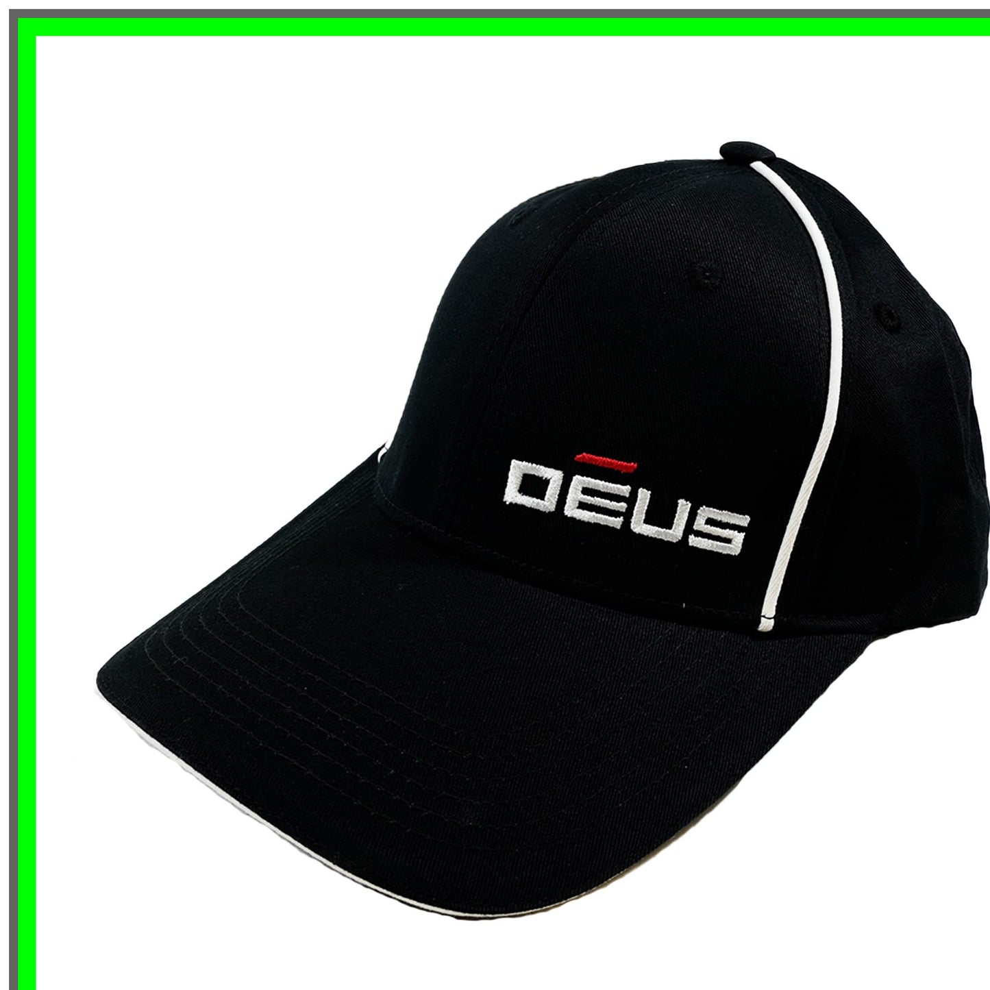 Sleek Black Deus Cap for Everyday Style and Comfort