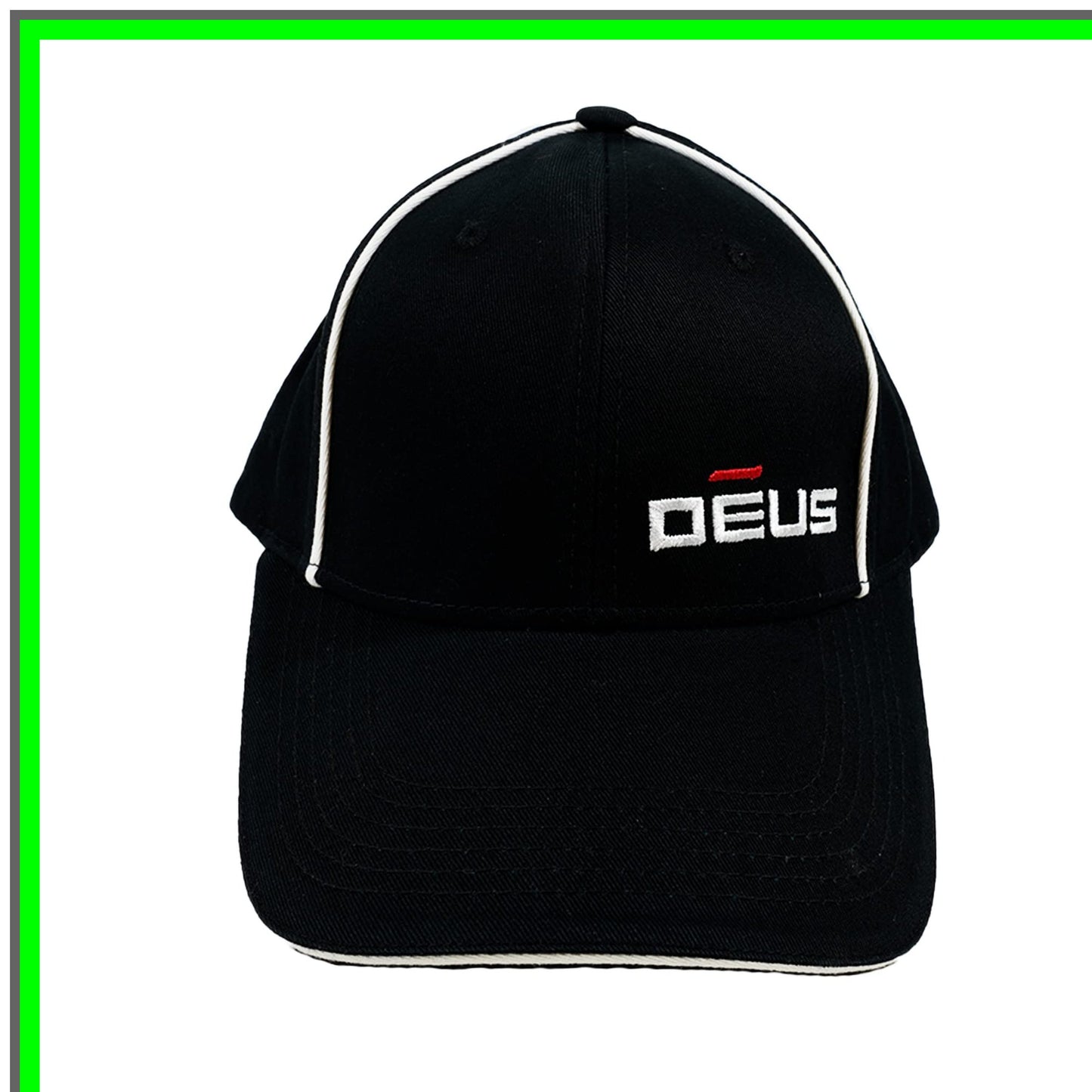 Sleek Black Deus Cap for Everyday Style and Comfort