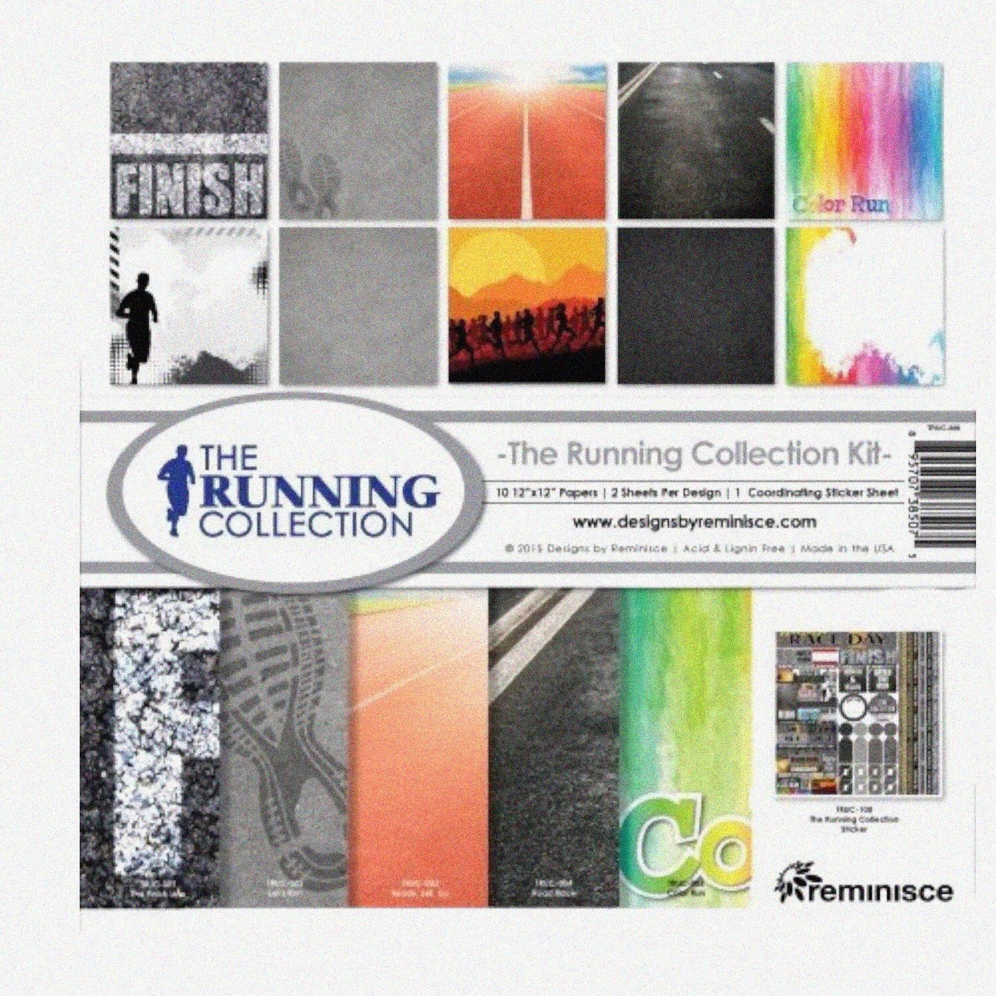 Rainbow Stride Scrapbooking Set 12"x12"