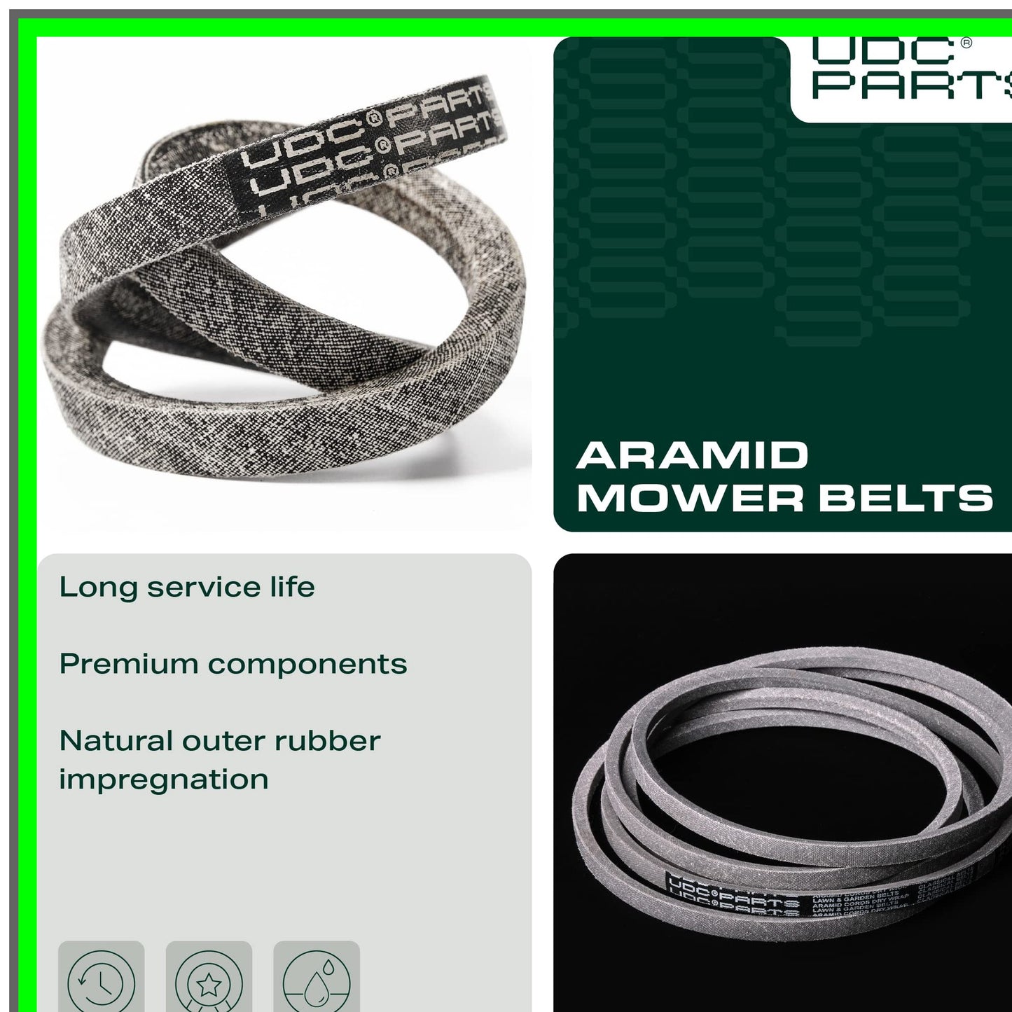 Kevlar Drive Belt 90.90 inches for Cub Cadet MTD Troy Bilt 754-05027