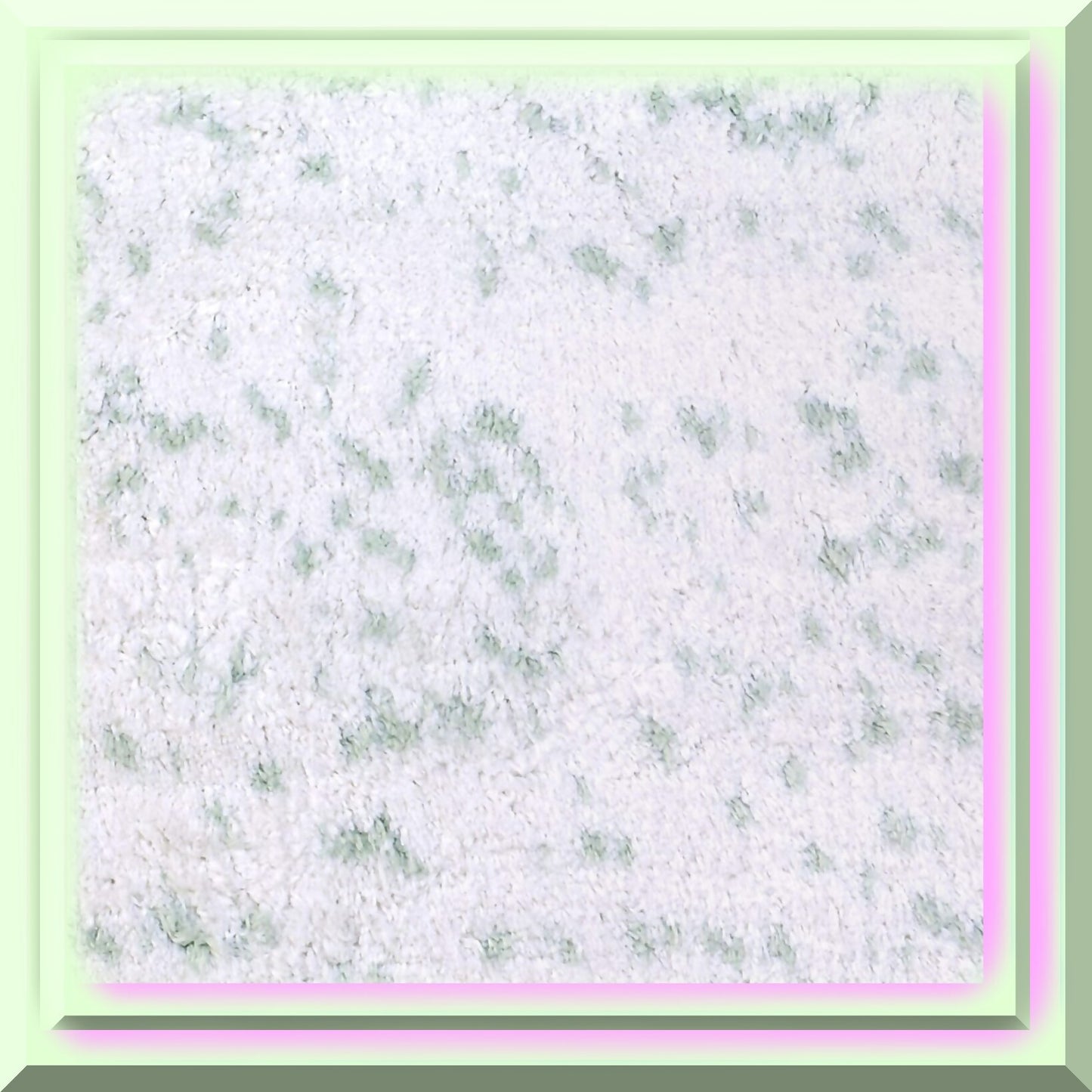 Cotton Bath Mat 20"x30" Sea Inspired Coastal Terrazo