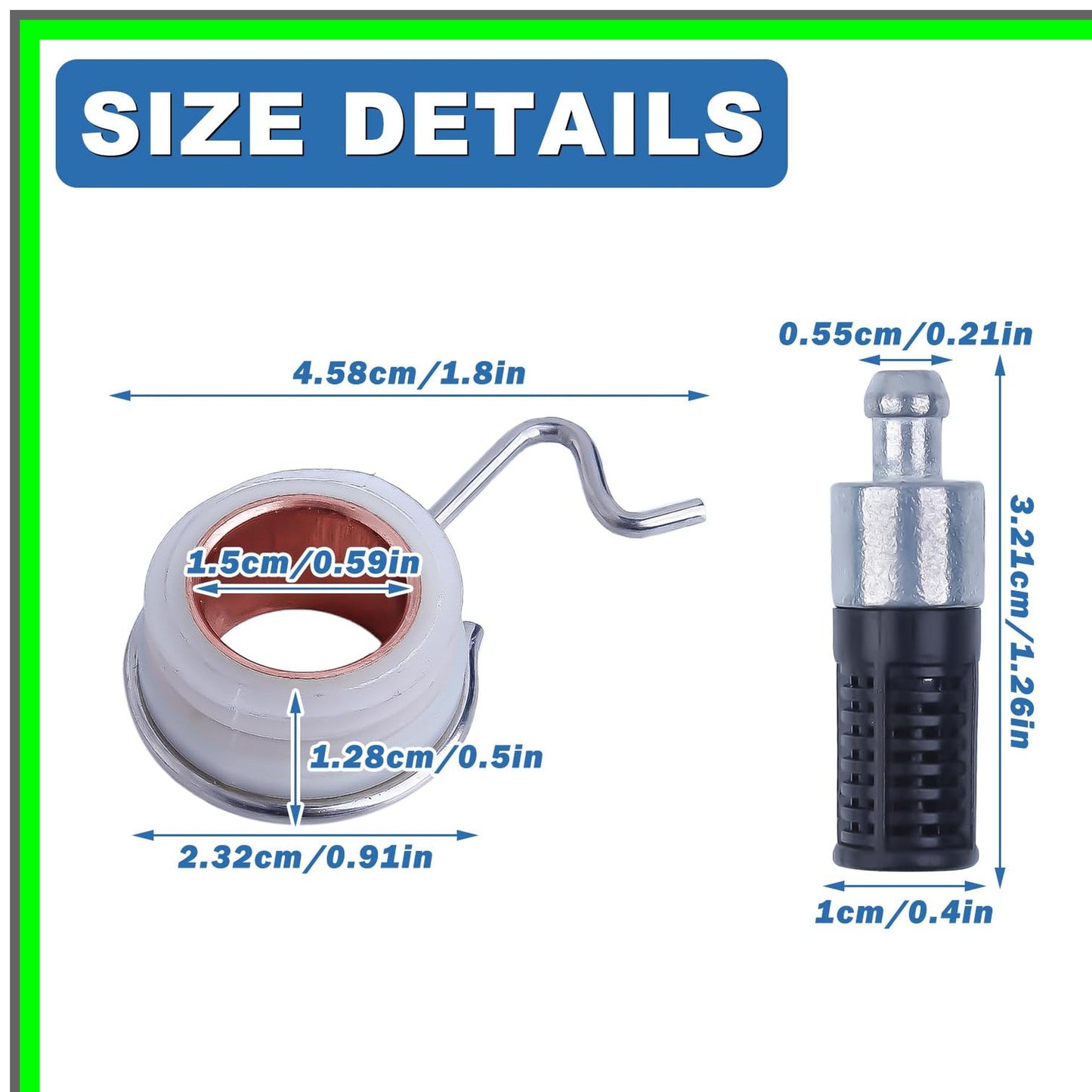 Stihl Chainsaw Oil Pump Hose Filter Worm Gear Replacement Kit