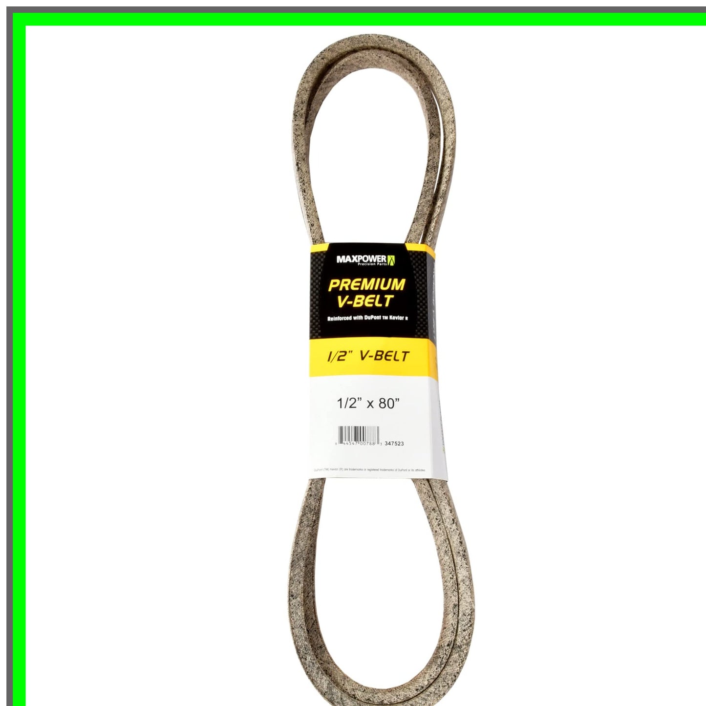 Kevlar Reinforced Heavy-Duty 1/2" x 80" Durable Belt for Tough Tasks