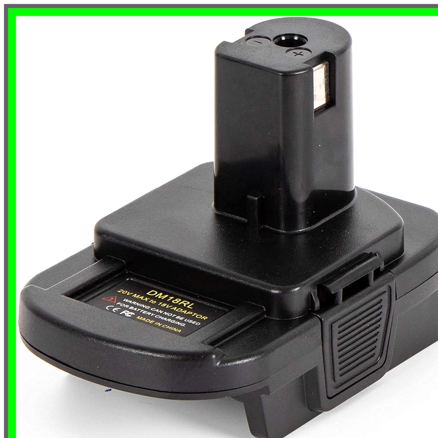 Ryobi 18V Battery Adapter for 20V MAX XR Lithium Ion Tools with USB Charge Port