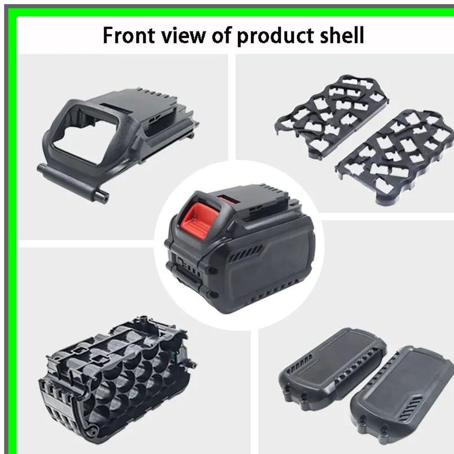 15-Cell Plastic Battery Housing Kit for DCB606 DCB609 20V/60V MAX Batteries