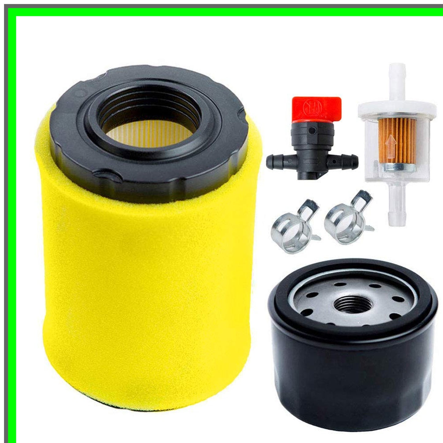 Air Filter and Tune Up Kit for Briggs Stratton Husqvarna Lawn Mowers