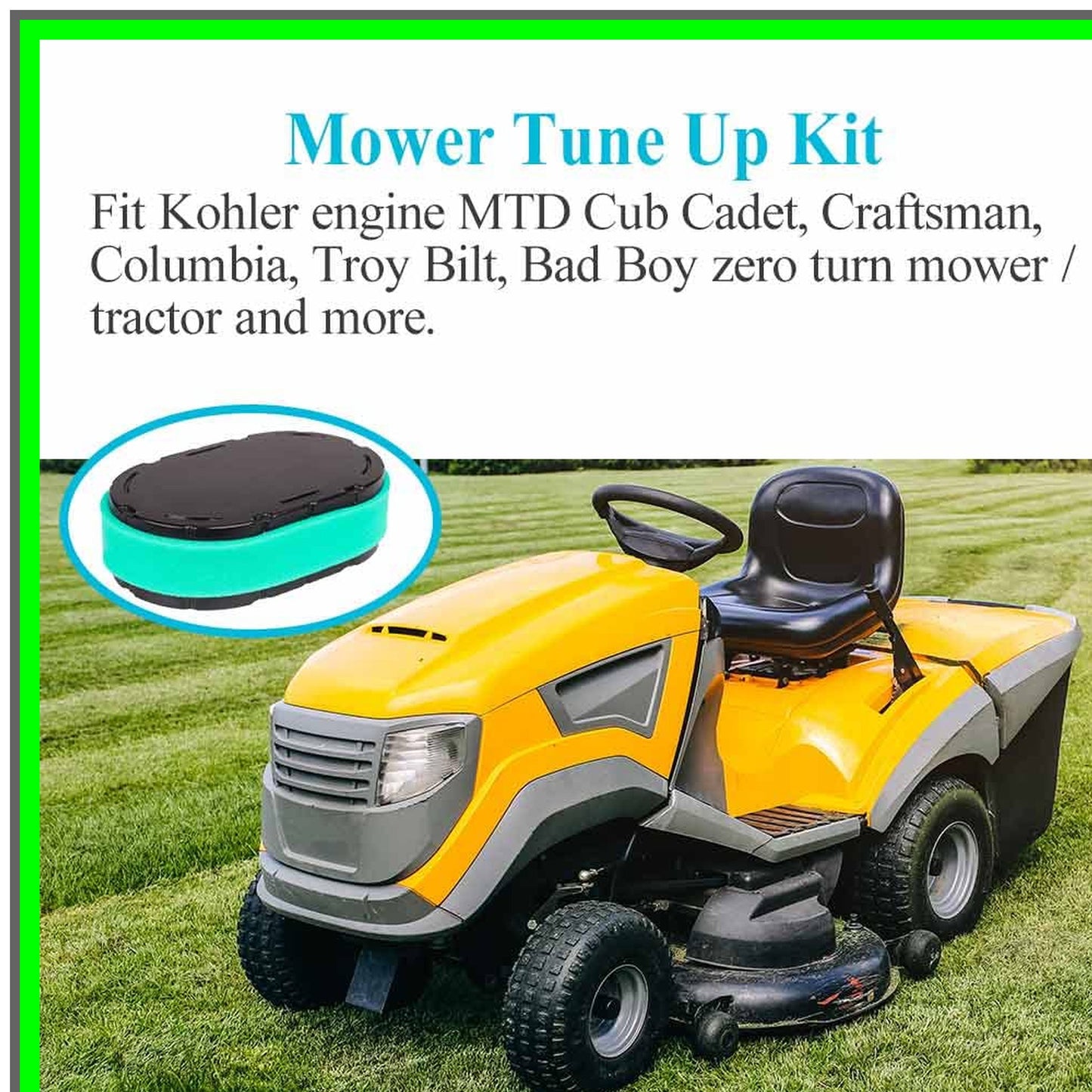 Efficient Air Filter for Cub Cadet XT1 XT2 Lawn Mowers KT Series Engines