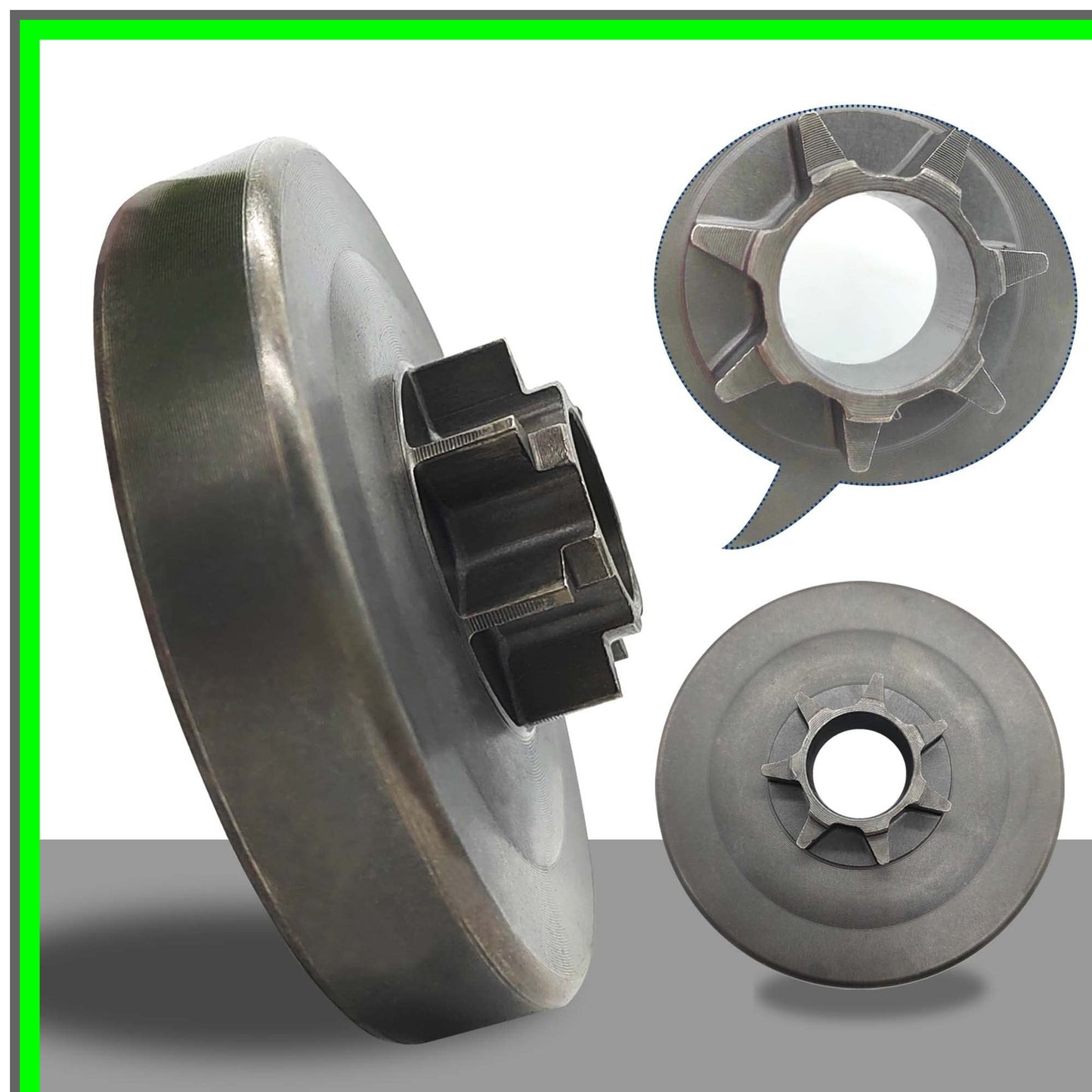 Husqvarna Clutch Sprocket Drum with Needle Bearing Worm Gear Replacement