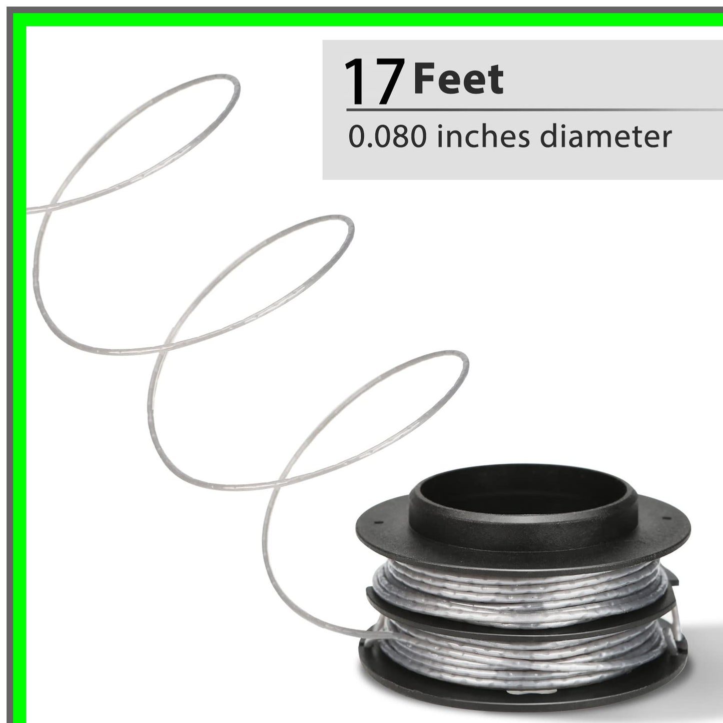 KST 130X Trimmer Line 17ft 0.080" Replacement for Kobalt 40V Trimmers