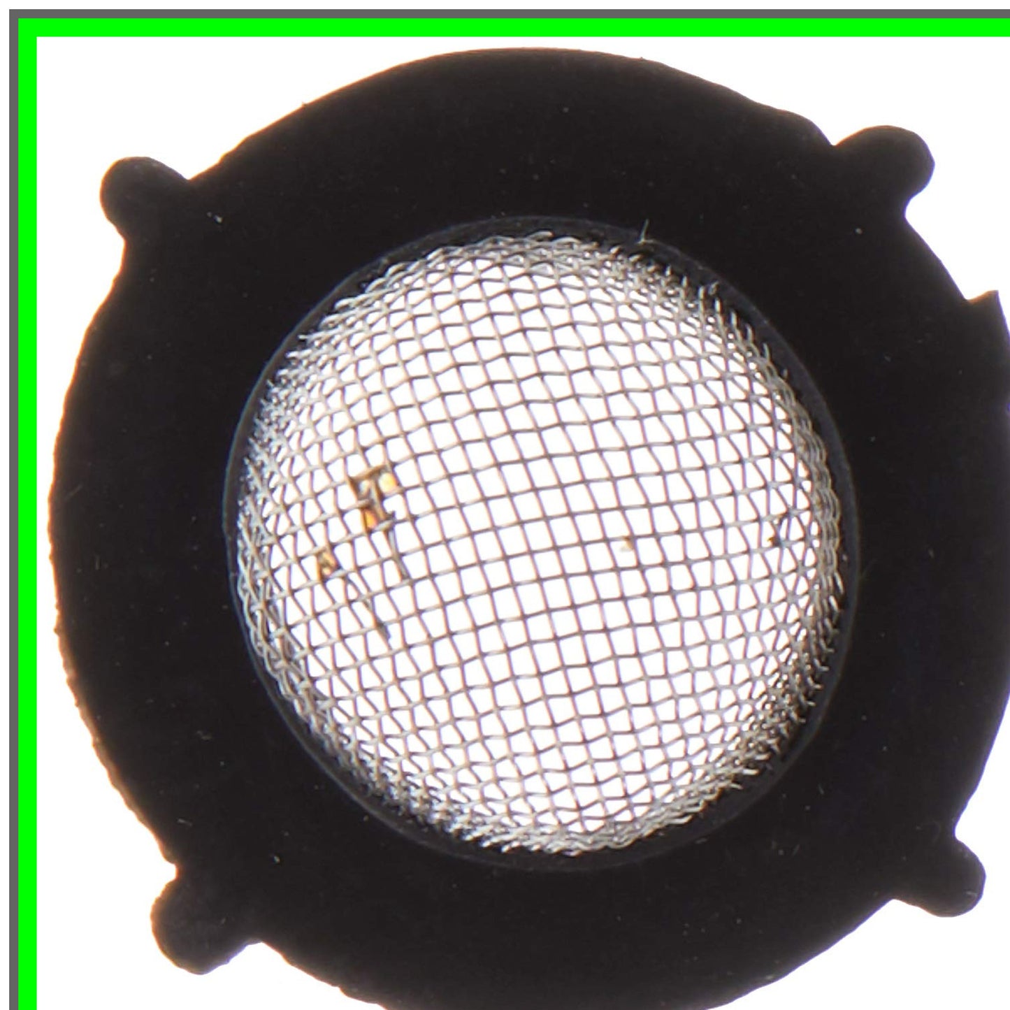 Black Rubber Hose Washers for 5/8-Inch Hoses, 10-Pack with Screen