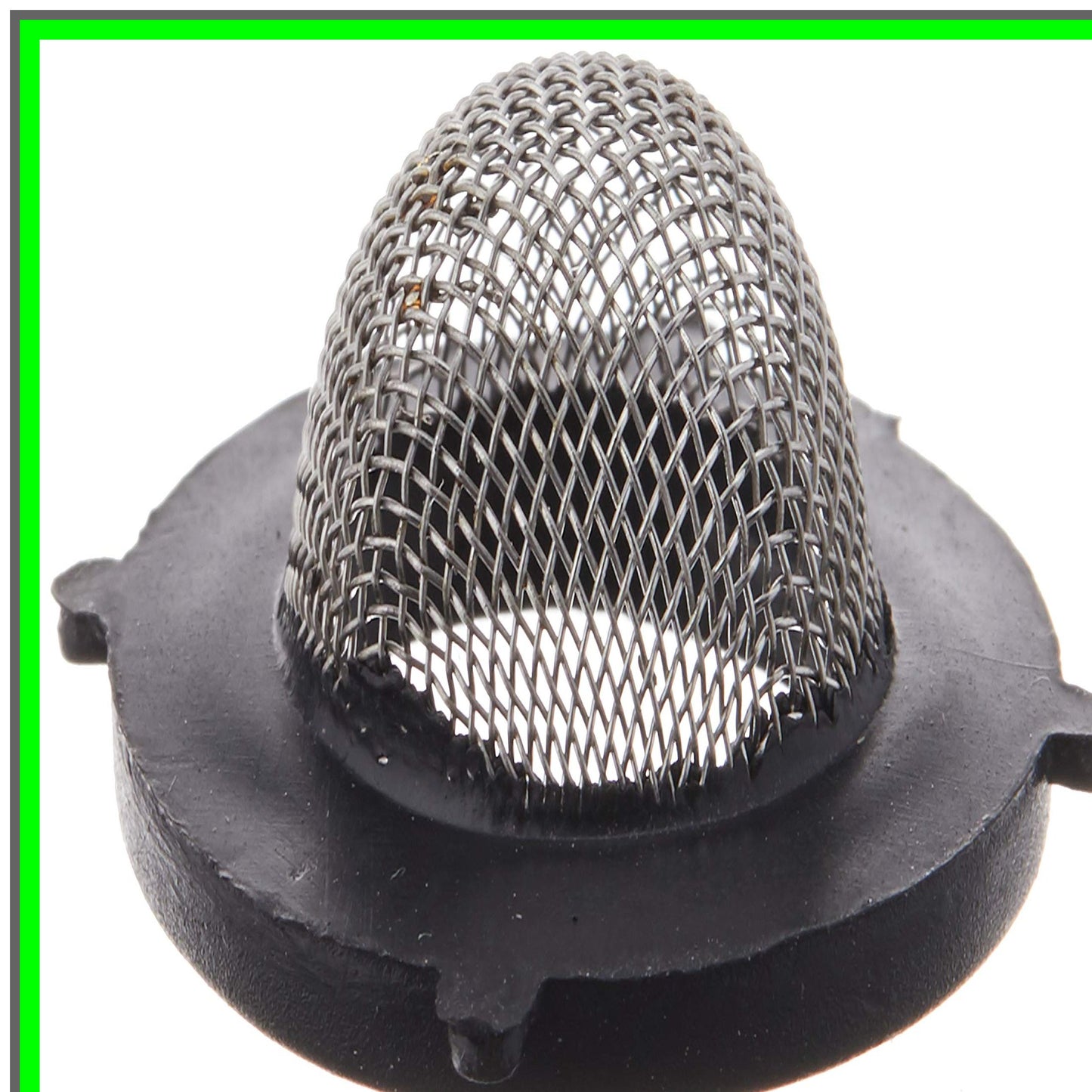 Black Rubber Hose Washers for 5/8-Inch Hoses, 10-Pack with Screen