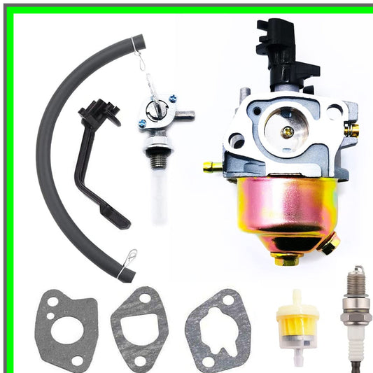 Champion Generator Carburetor Kit with Gasket, Fuel Filter, and Spark Plug