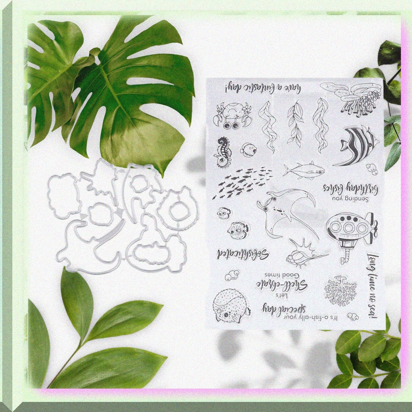 Clear Stamp and Die Storage Pockets for Scrapbooking