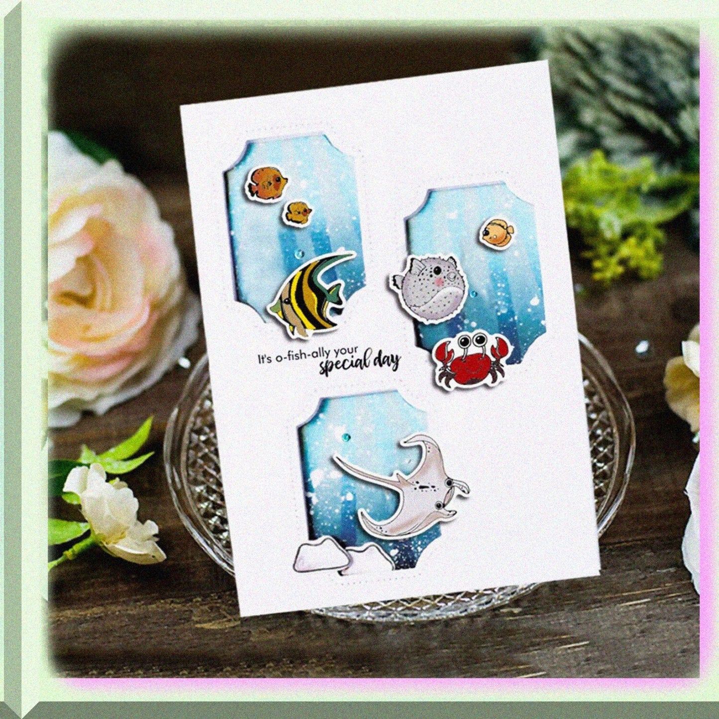 Clear Stamp and Die Storage Pockets for Scrapbooking