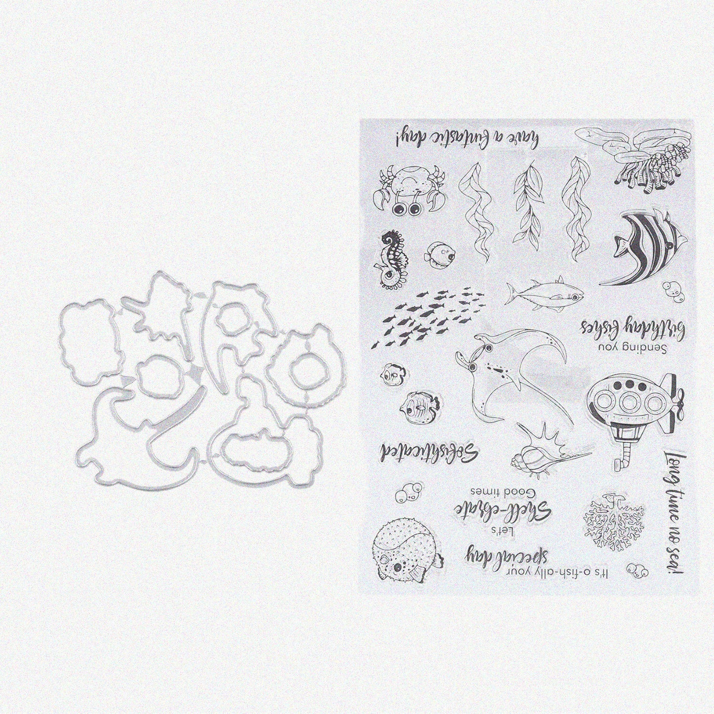 Clear Stamp and Die Storage Pockets for Scrapbooking