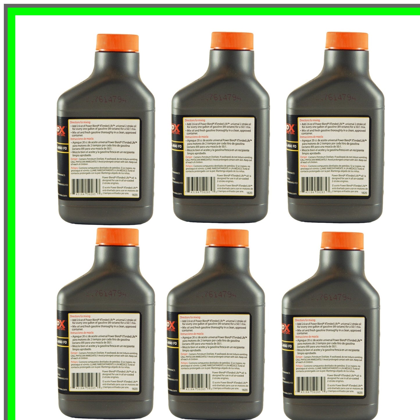 Power Blend 50:1 Two Gallon Oil Mix for High-Performance Engines