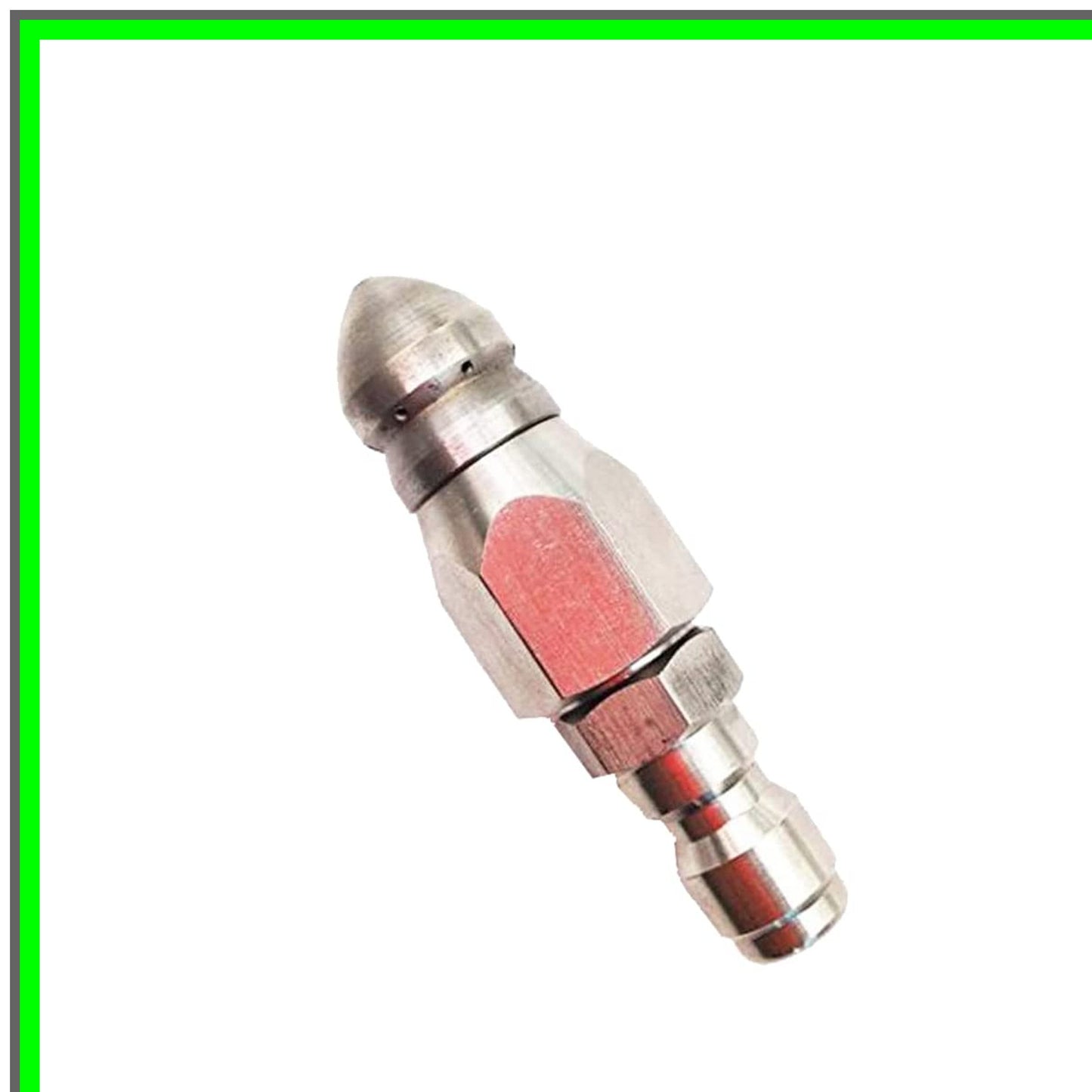 Stainless Steel Sewer Jetter Nozzle for Pressure Washer with Quick Connector