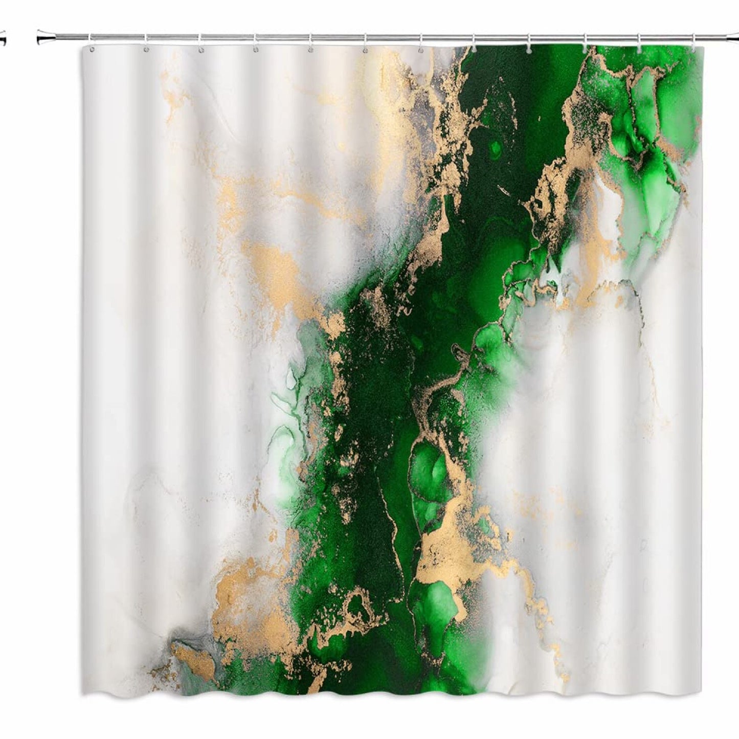 Emerald Green Shower Curtain 70x70 inches