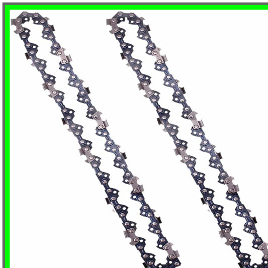 10 Inch Chainsaw Chain 2 Pack Compatible with Ryobi Homelite WORX Black Decker