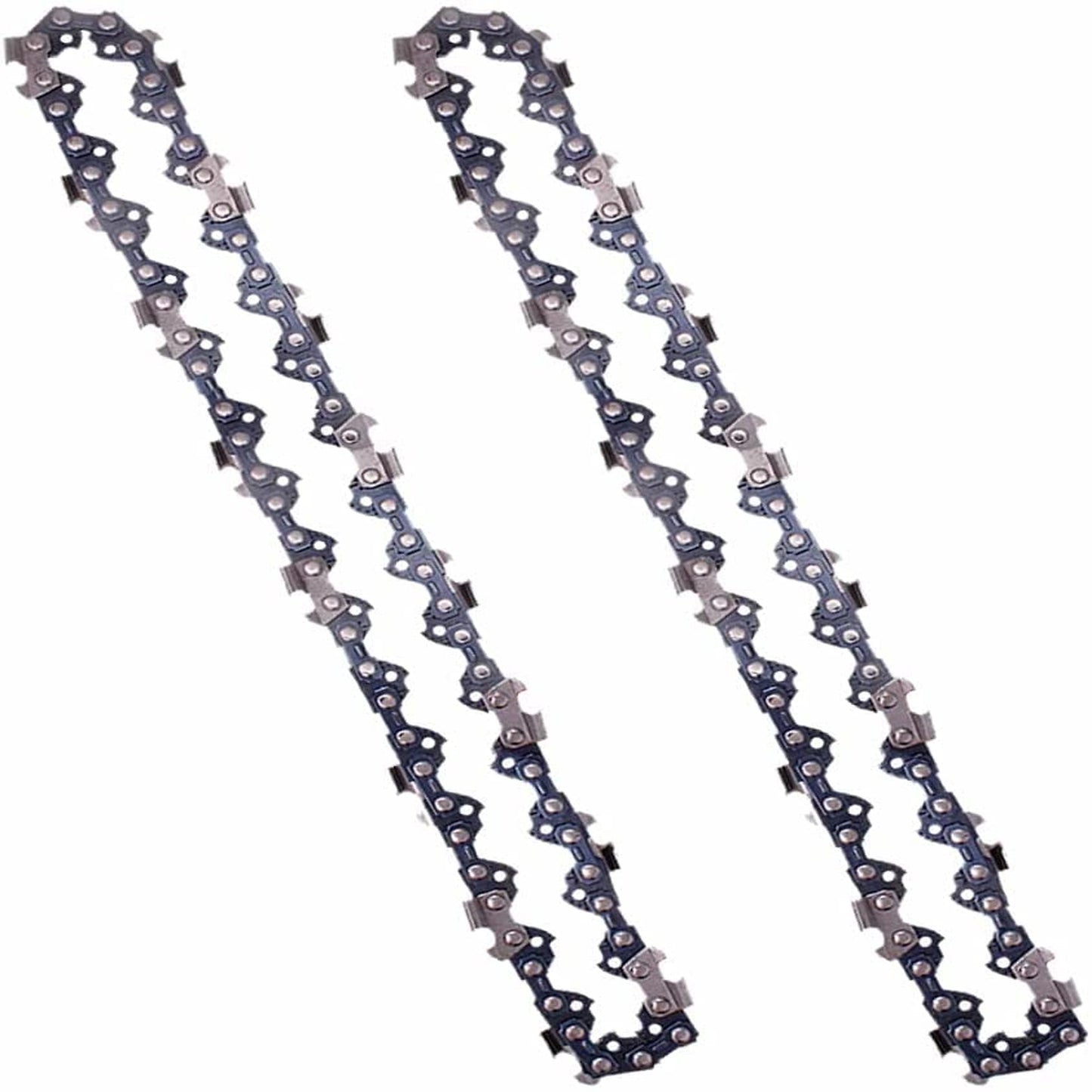 10 Inch Chainsaw Chain 2 Pack Compatible with Ryobi Homelite WORX Black Decker