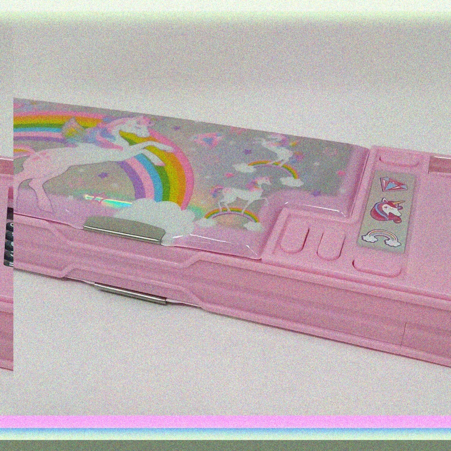 Unicorn Multifunction Pencil Case with Calculator