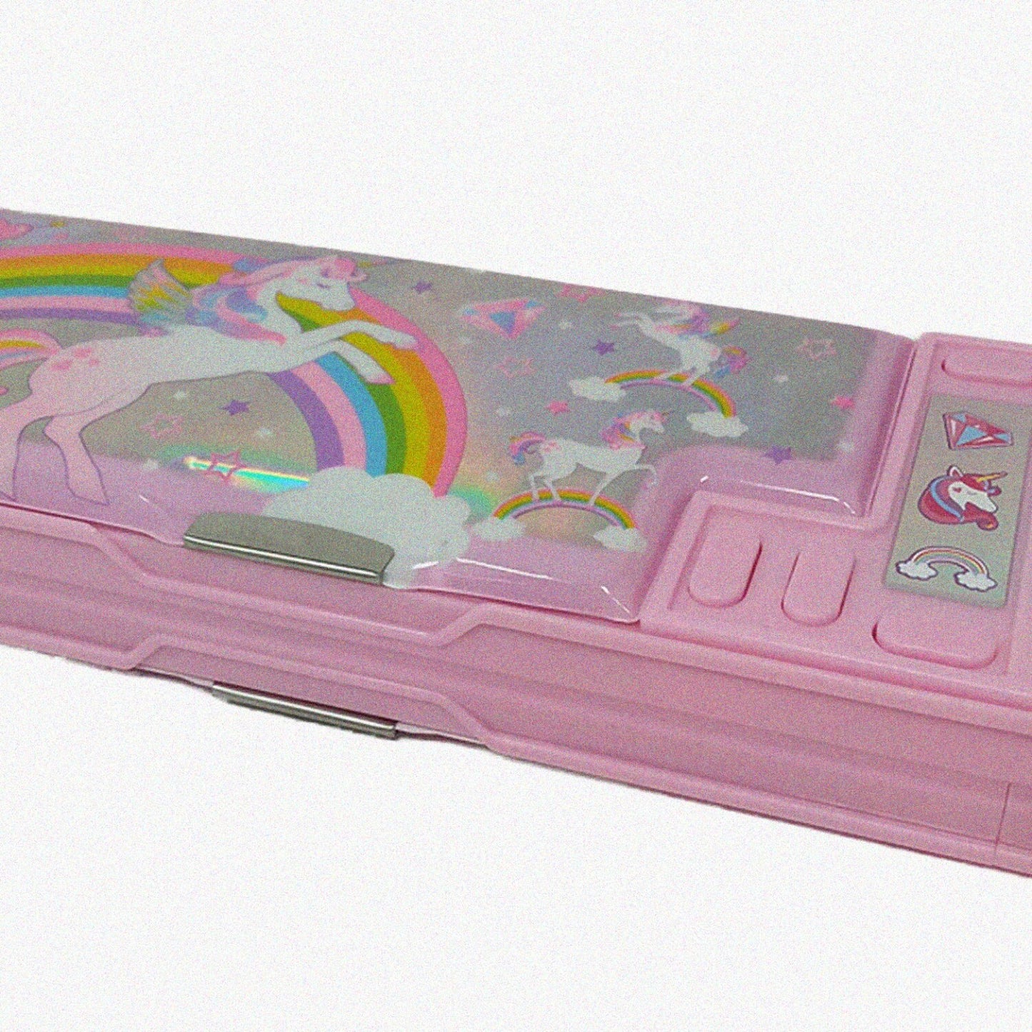 Unicorn Multifunction Pencil Case with Calculator
