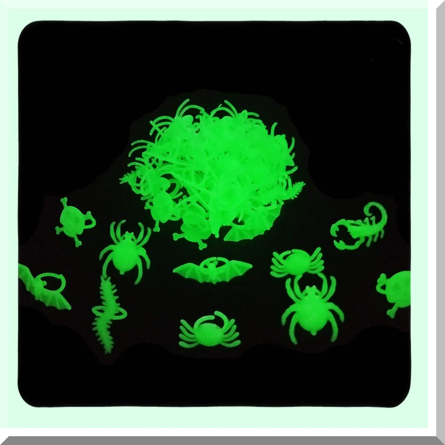 Glow in the Dark Bug Rings for Kids and Parties