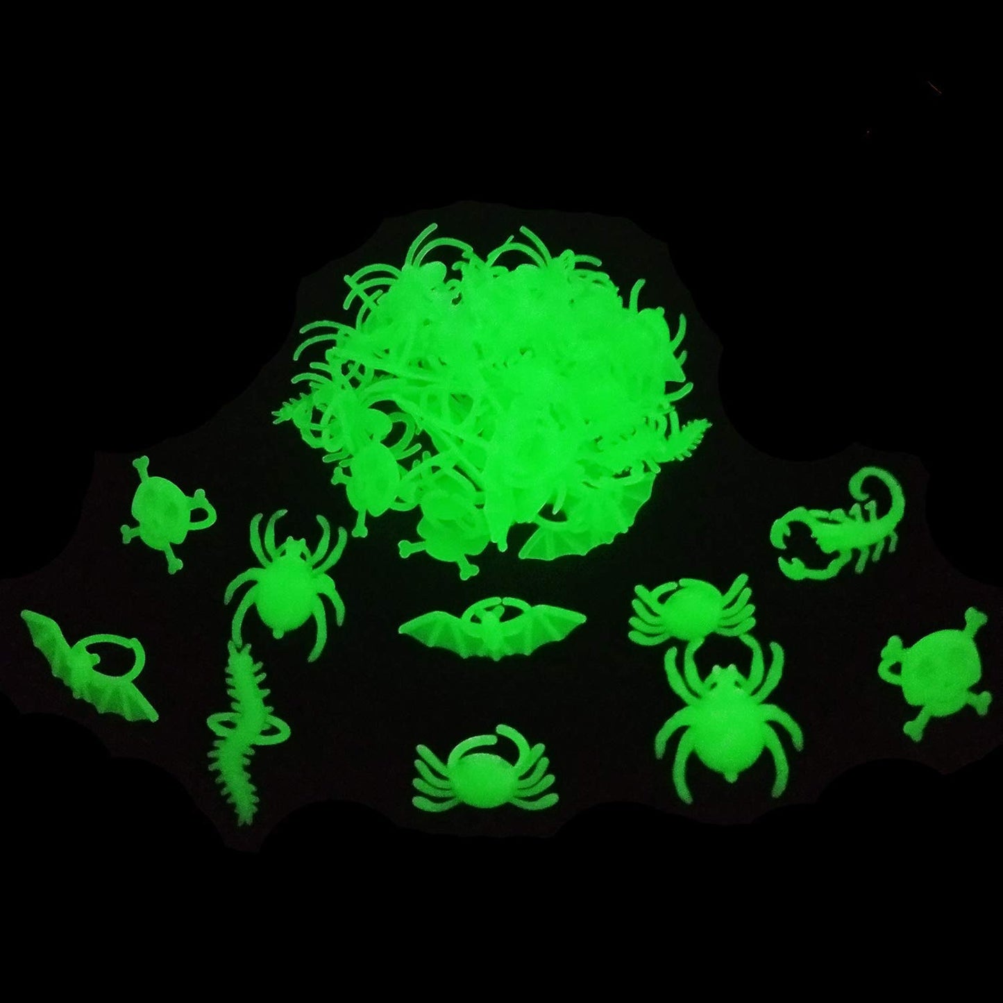 Glow in the Dark Bug Rings for Kids and Parties
