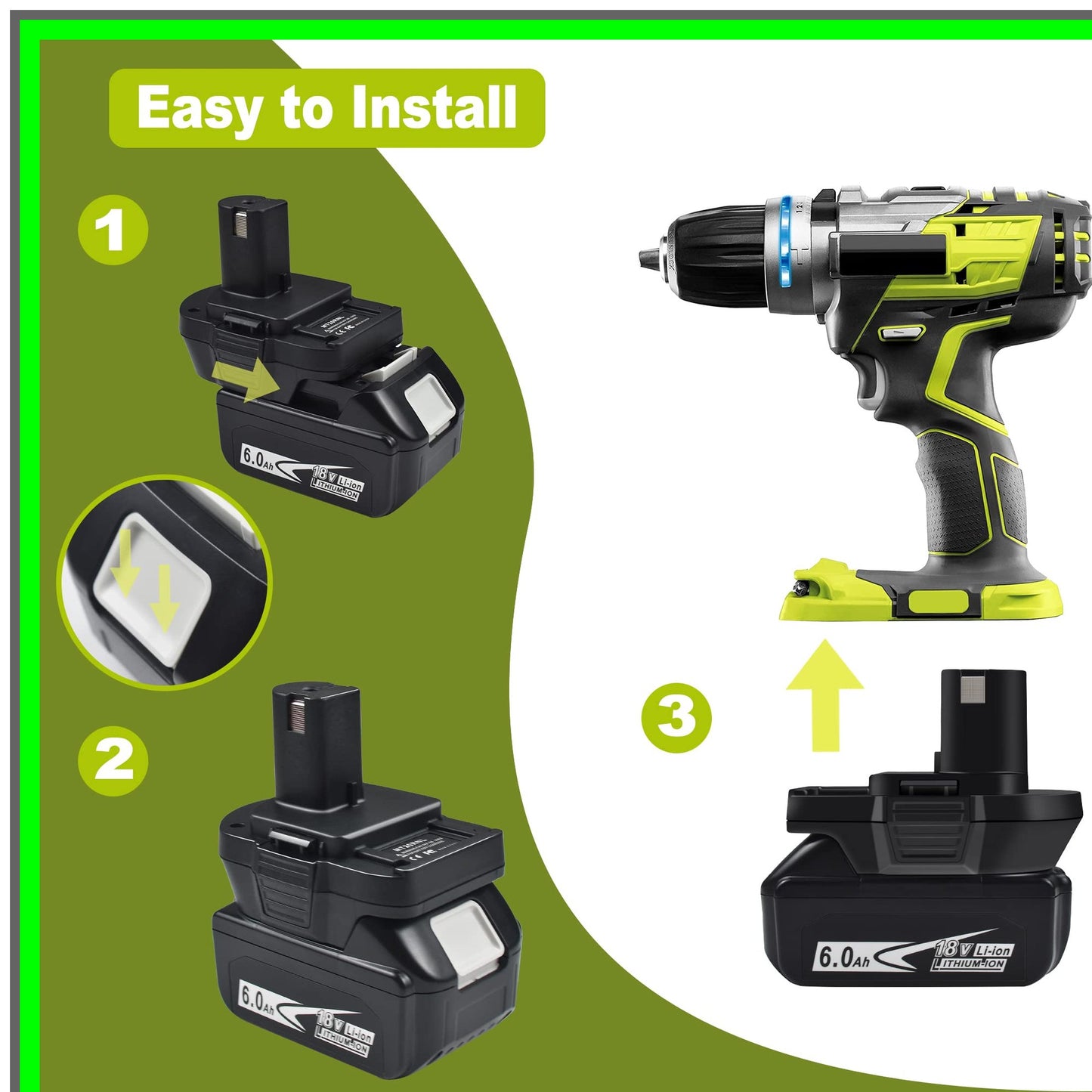 Makita to Ryobi 18V Battery Adapter for Seamless Power Conversion