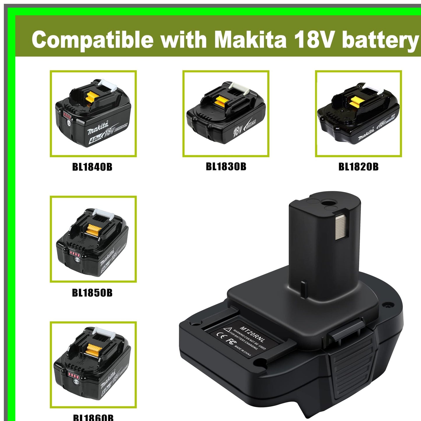 Makita to Ryobi 18V Battery Adapter for Seamless Power Conversion